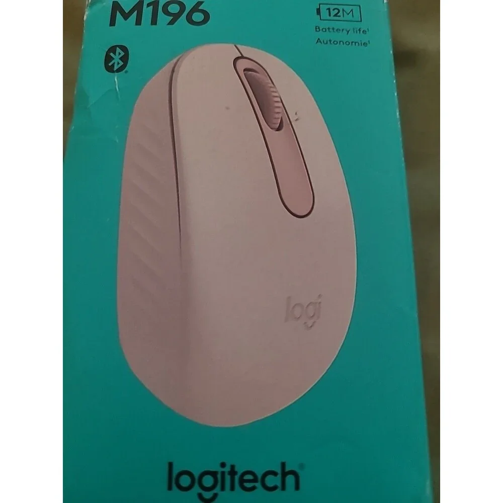 Logitech M196 Bluetooth Wireless Mouse, Compact and Portable Mouse for Laptops
